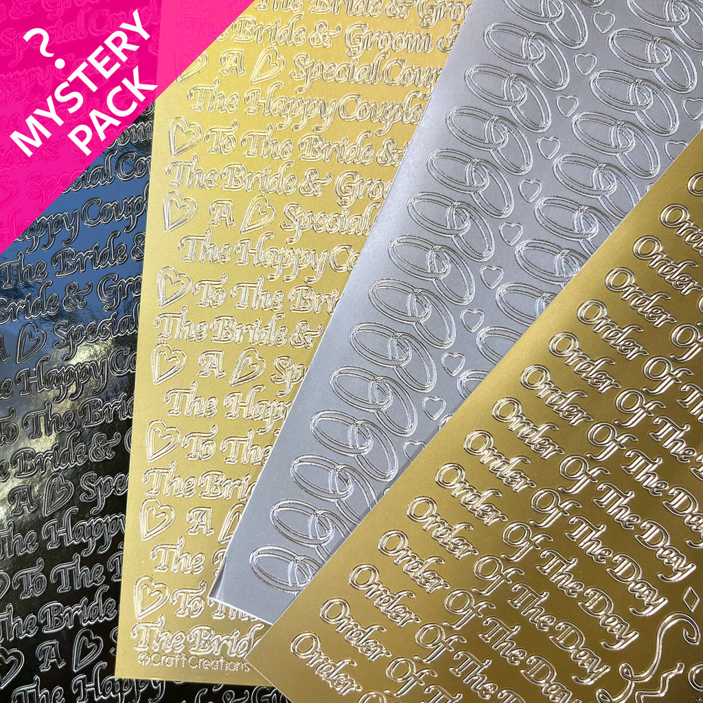 Write Off Sticker Peel Off Stickers – Mixed Packs — Katy Sue Designs
