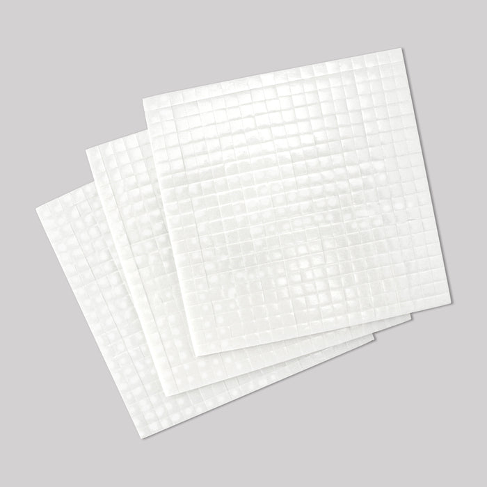 5x5mm Double Sided Adhesive Pads - White 2mm pack of 3