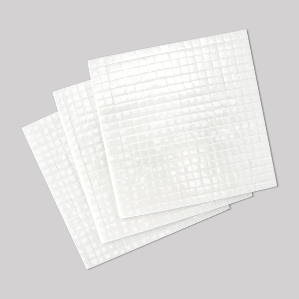 24x12mm Double Sided Adhesive Pads - White 2mm, pack of 3 — Katy