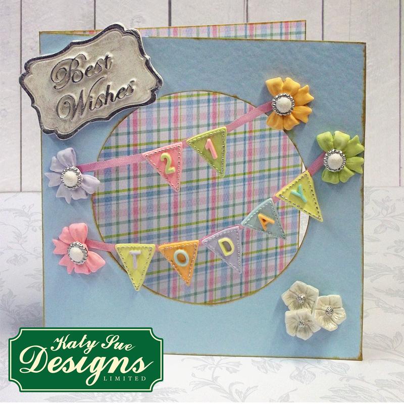 C - Alphabet bunting craft mould