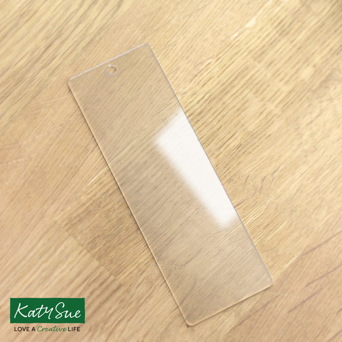 Acrylic 150x50mm Bookmark Blank - 2mm Clear Pack of 5
