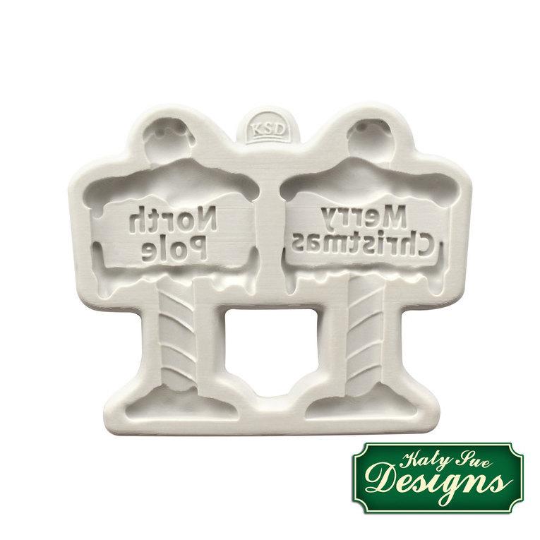 C&D - An idea using the Christmas Sign Posts Silicone Mould product