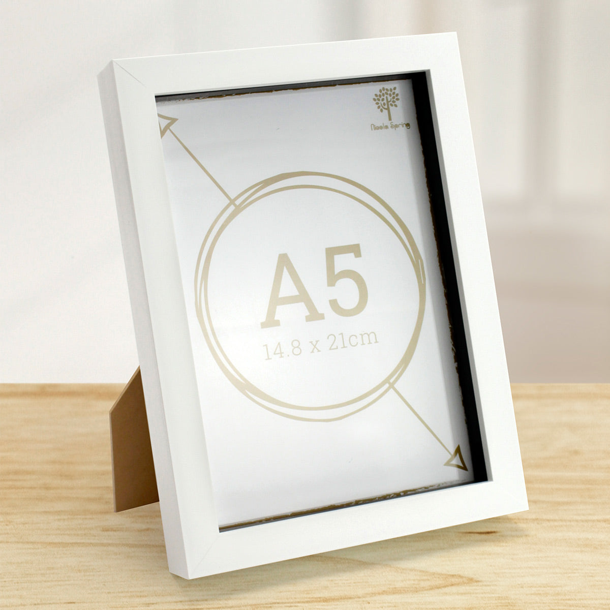 3D Box Photo Frame – 6x8in A5 White