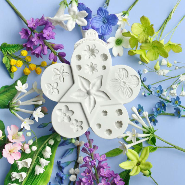 Silicone mould - 6 flowers – Just Any Dream