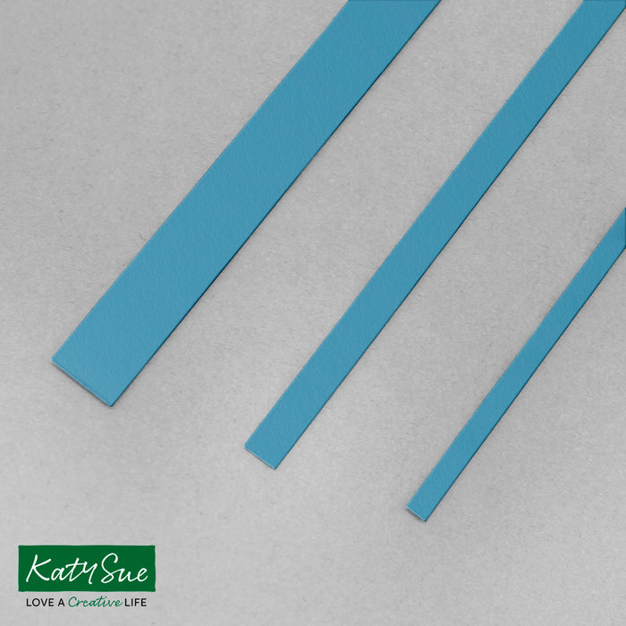 Kingfisher Blue 5mm Single Colour Quilling Strips (pack of 100)