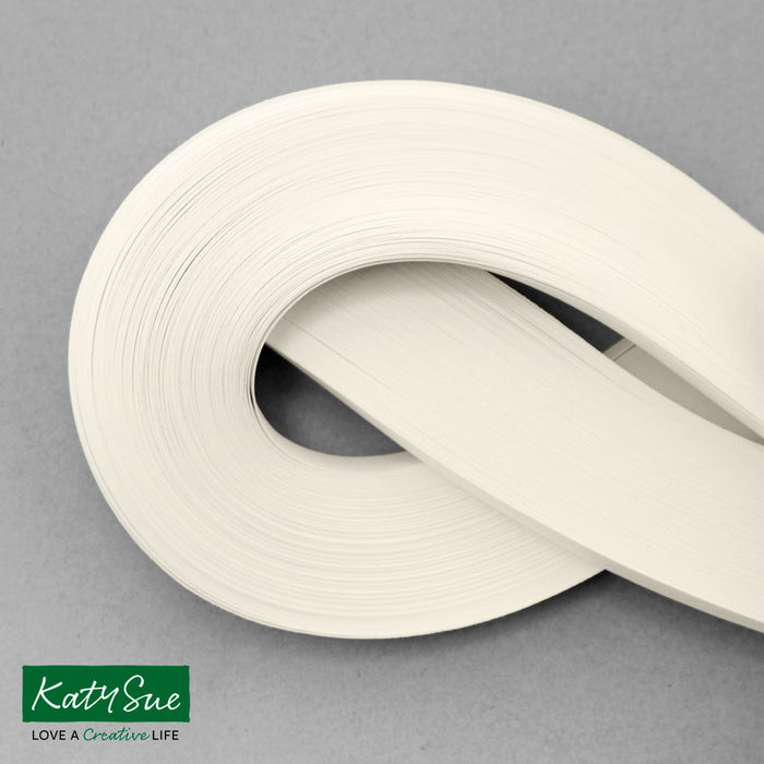 New Warm White 10mm Single Colour Quilling Strips (pack of 100)
