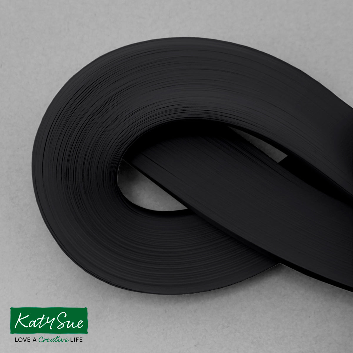 Black 10mm Single Colour Quilling Strips (pack of 100) — Katy Sue Designs