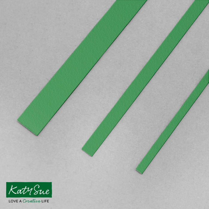 Mittelgrüne 5 mm einfarbige Quilling-Streifen (100er-Pack)