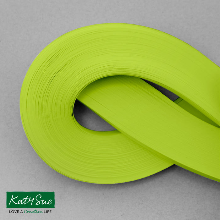 Lime Green 5mm Single Colour Quilling Strips (pack of 100)