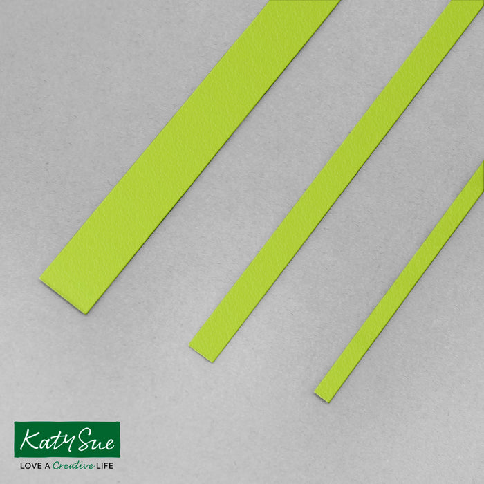 Lime Green 10mm Single Colour Quilling Strips (pack of 100)