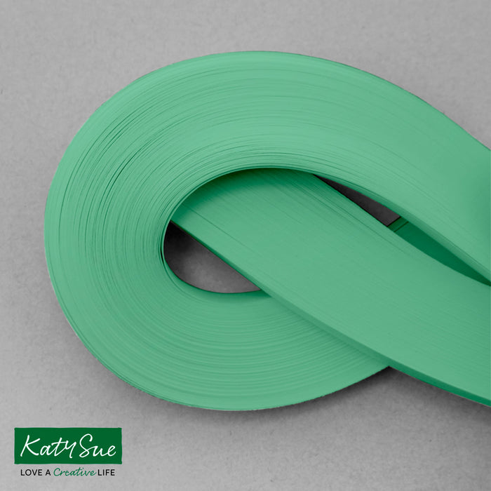 Opal Green 10mm Single Colour Quilling Strips (pack of 100)