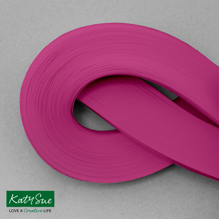 Magenta 5mm Single Colour Quilling Strips (pack of 100)