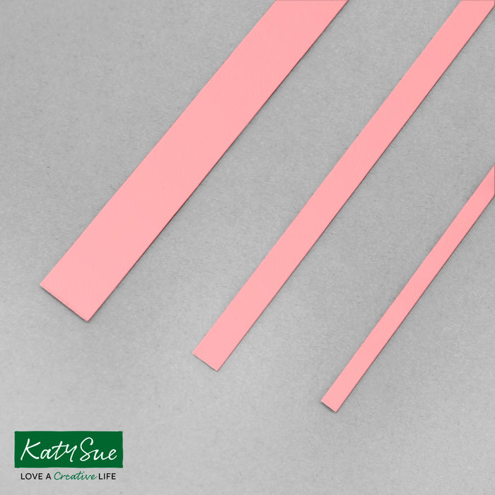 Flamingo Pink 10 mm einfarbige Quilling-Streifen (Packung mit 100 Stück)