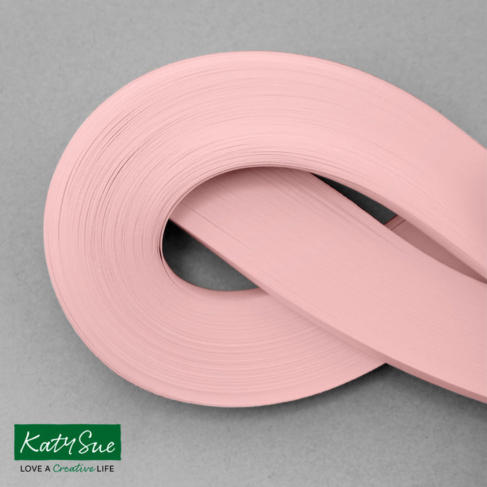 Pale Pink 10mm Single Colour Quilling Strips (pack of 100)