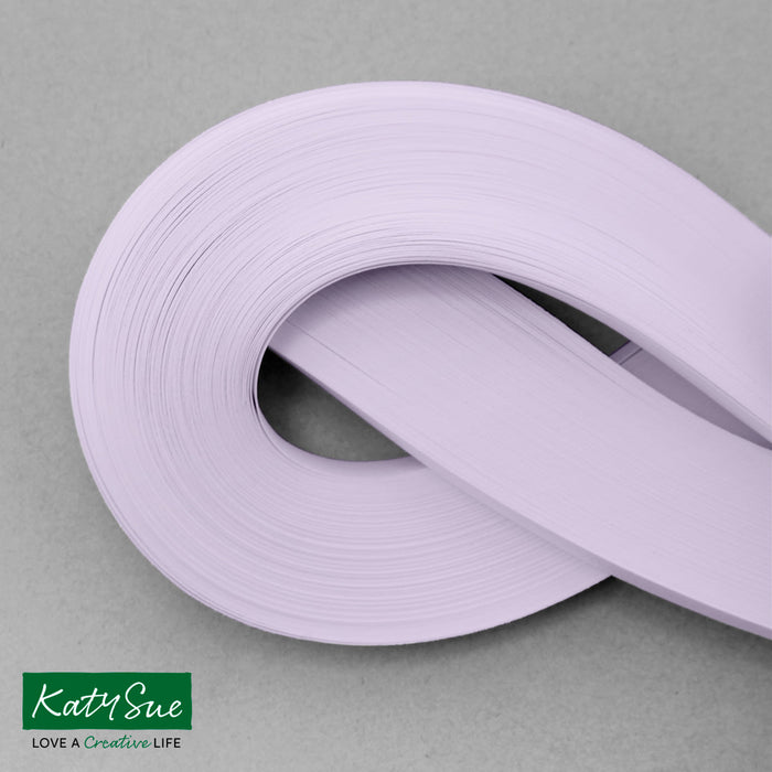 Lavendelfarbene 10 mm einfarbige Quilling-Streifen (Packung mit 100 Stück)