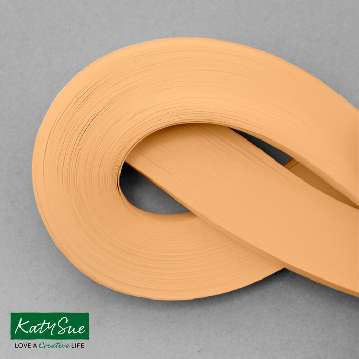Apricot 10mm Single Colour Quilling Strips (pack of 100)
