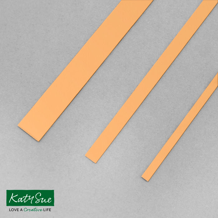 Apricot 10mm Single Colour Quilling Strips (pack of 100)