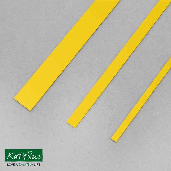Sunshine Yellow 3 mm einfarbige Quilling-Streifen (100er-Pack)