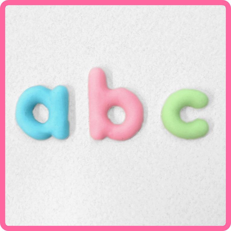 CD - An idea using the Domed Alphabet Lower Case Silicone Mould product
