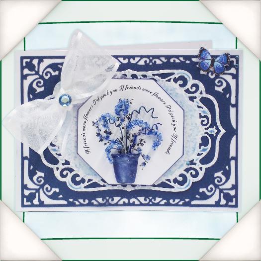 C - An idea using the Flower Soft - Delphinium Blue product