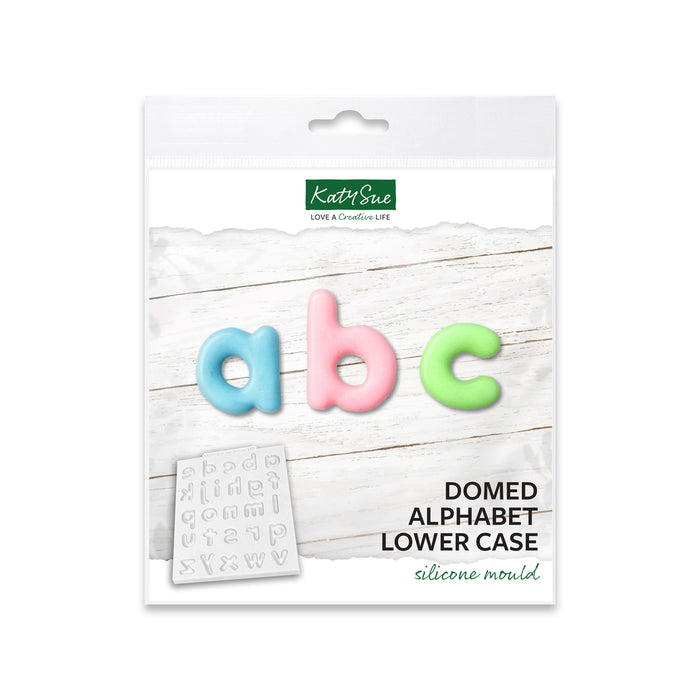 Domed Alphabet Lower Case Silicone Mould