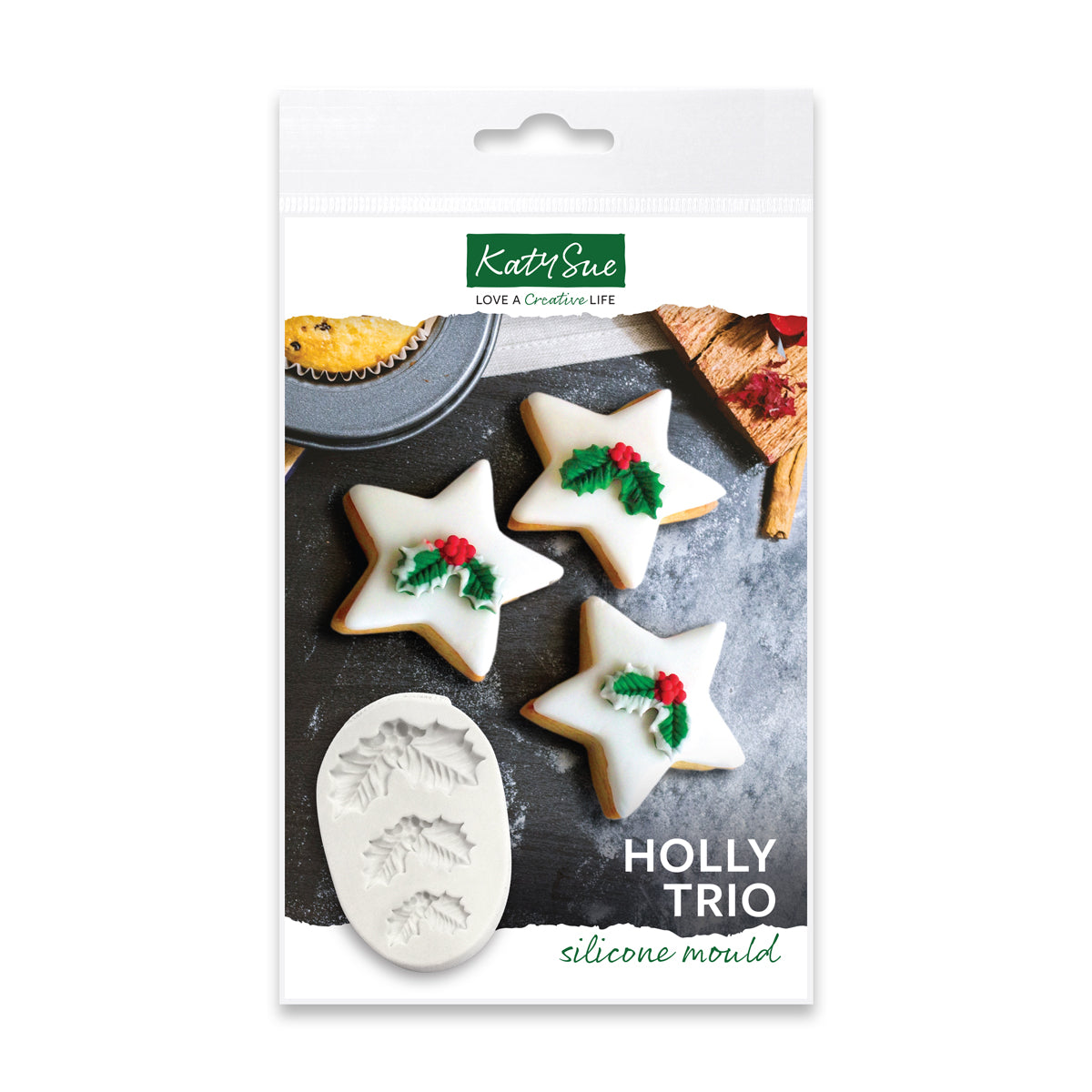 Holly Trio Silicone Mould