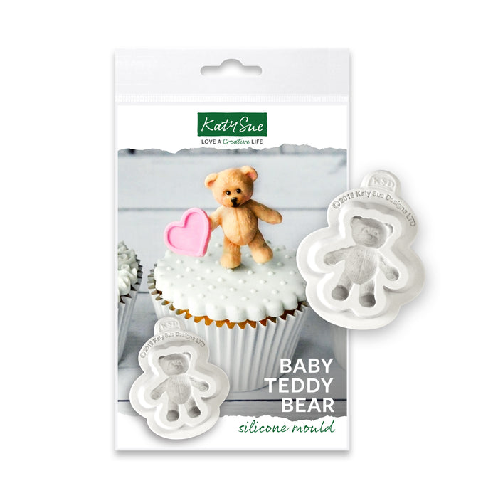 Baby Teddy Bear Silicone Mould Katy Sue Designs