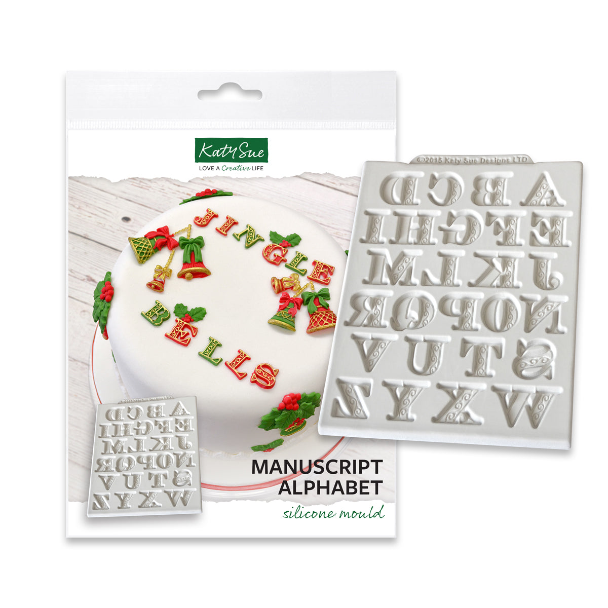 Manuscript Alphabet Silicone Mould