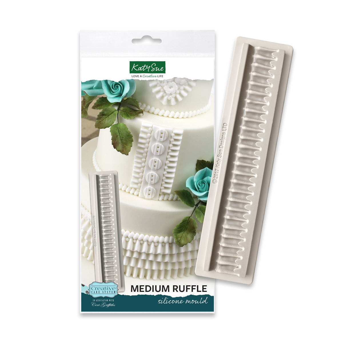 Medium Ruffle Silicone Mould