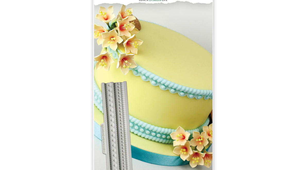 Creative Cake System - Rope and Pearl Borders Silicone Mould | Katy Sue ...