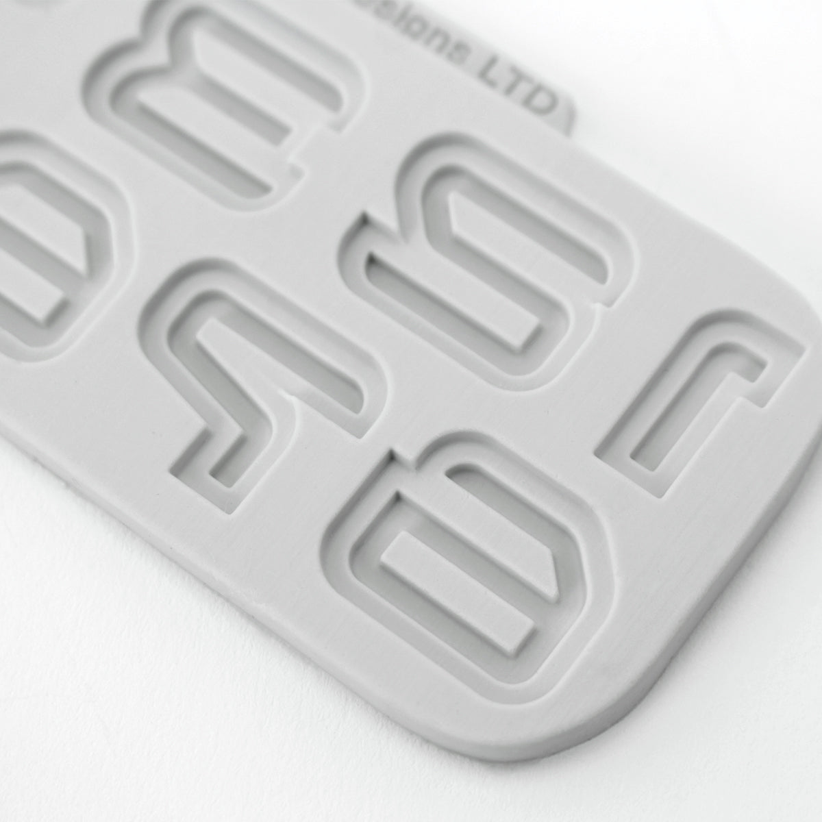 Science Fiction Alphabet and Numbers Silicone Moulds, set of 2