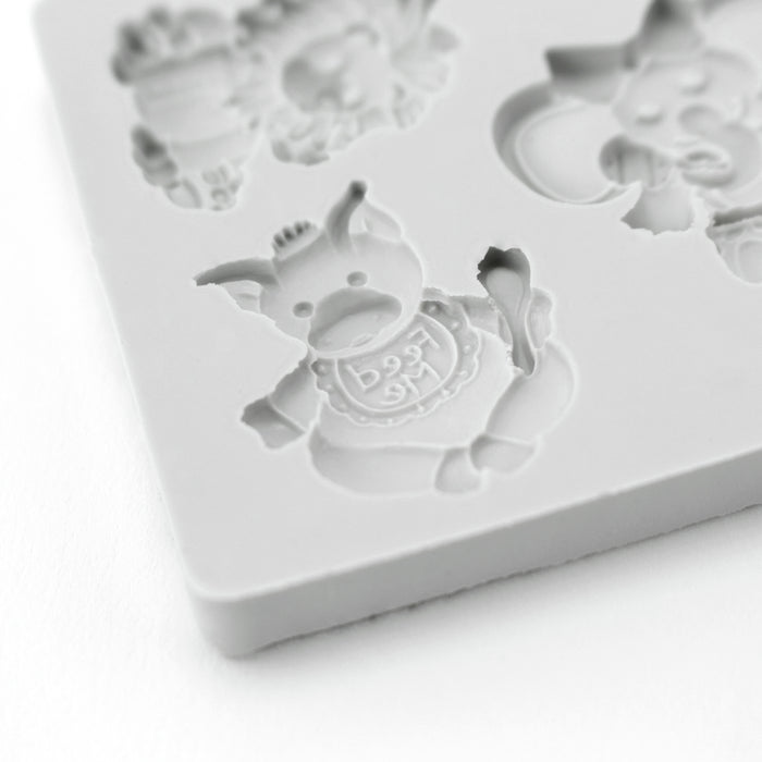 Miniature Animal Buttons Silicone Mould