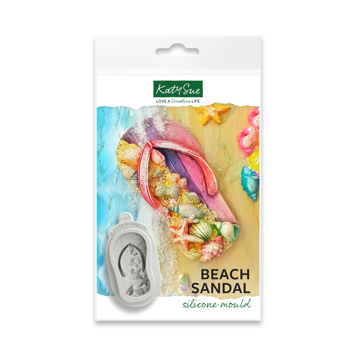 Beach Sandal Silicone Mould Katy Sue Designs