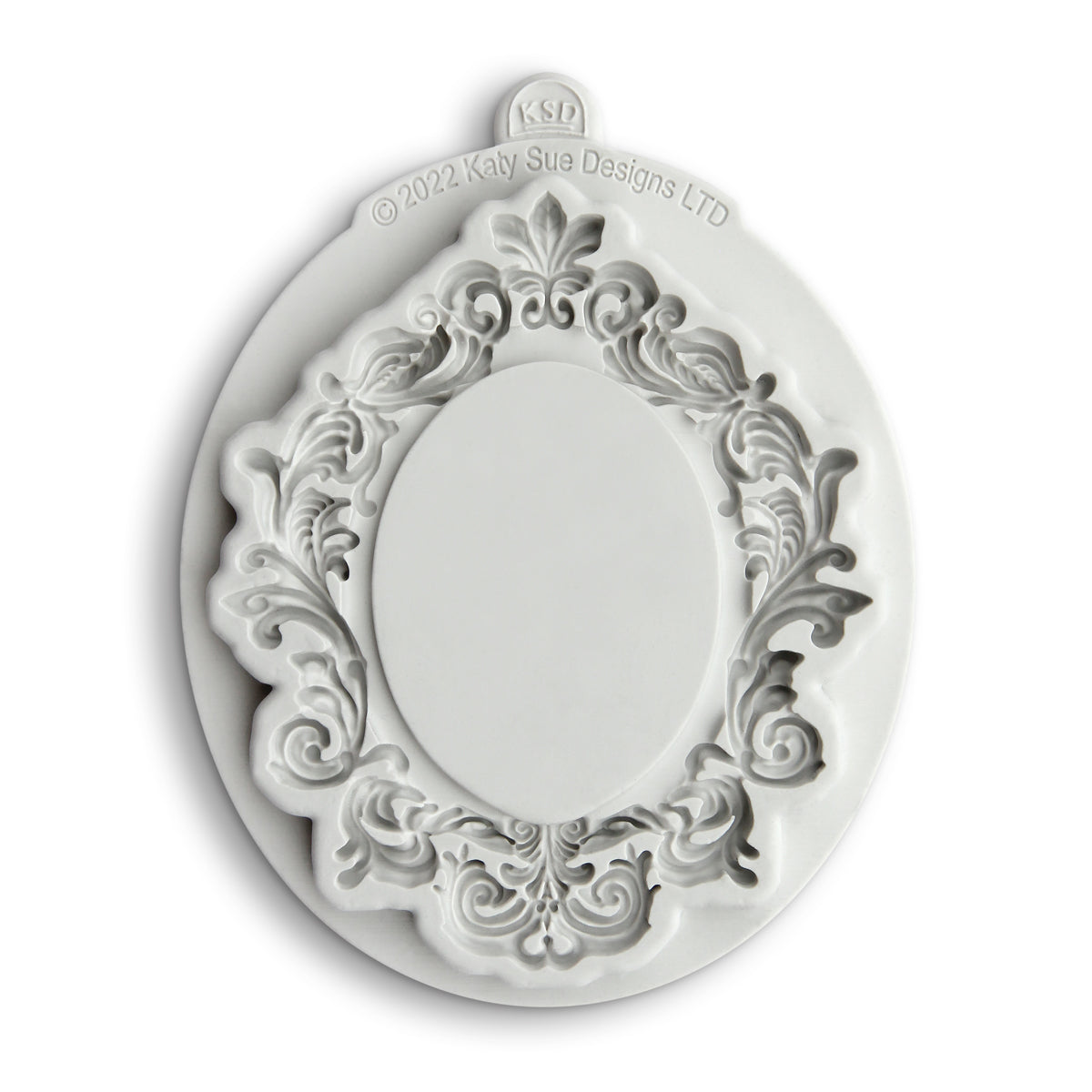 Large Oval Vintage Frame Silicone Mould