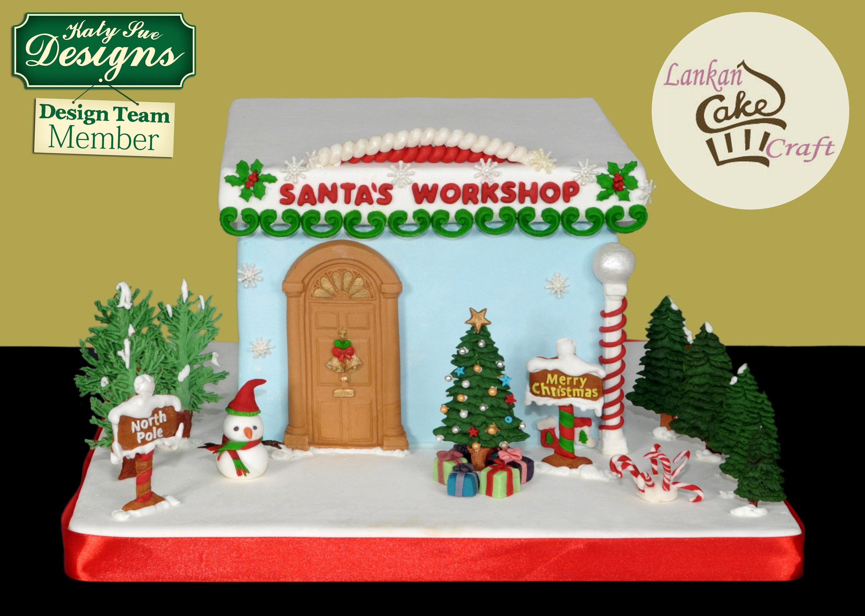 Christmas Sign Posts Silicone Mould | Katy Sue Designs