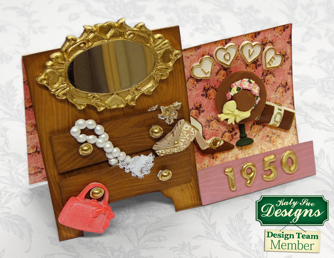 C - An idea using the Oval Hearts Decorative Plaque Silicone Mould product