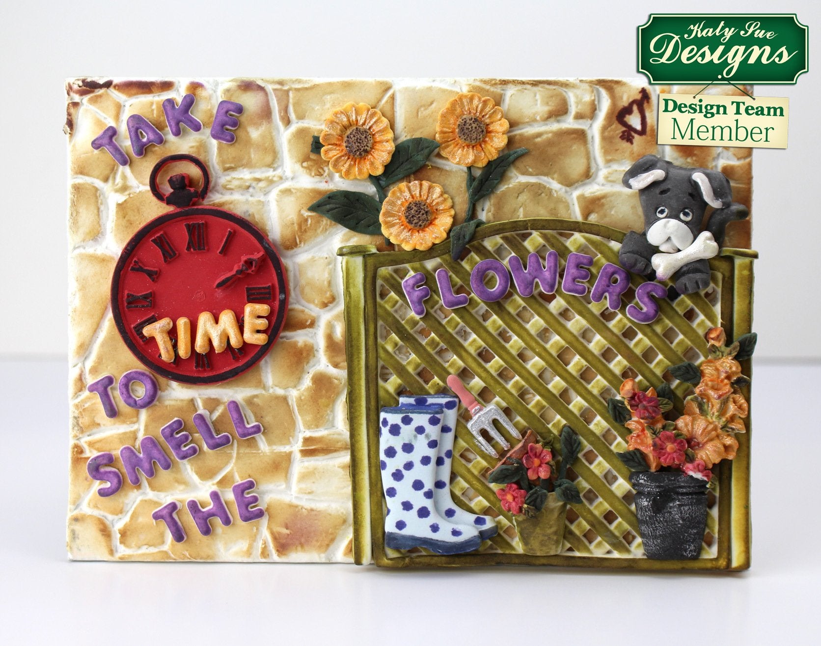 C - An idea using the Clock Silicone Mould product