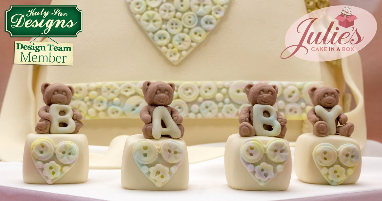 Moule Silicone Ourson Bébé Pour Décoration Gâteaux - Qualité Alimentaire - Multi-usages (fondant, Chocolat, Argile) - 12