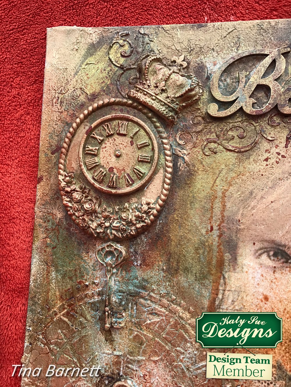 C - An idea using the Clock Silicone Mould product