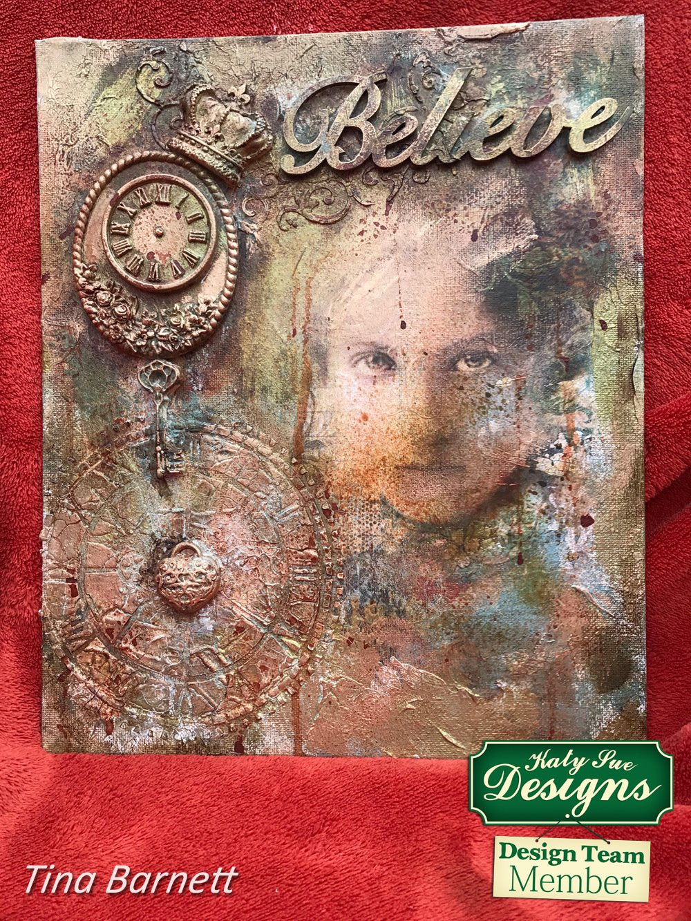 C - An idea using the Clock Silicone Mould product