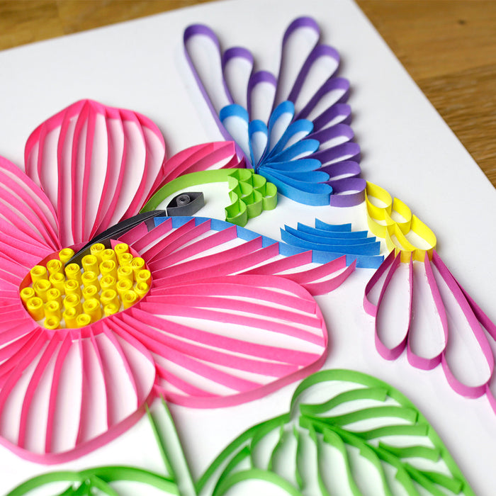 Tropical Flowers 5mm Quilling Strips Selection pack of 180