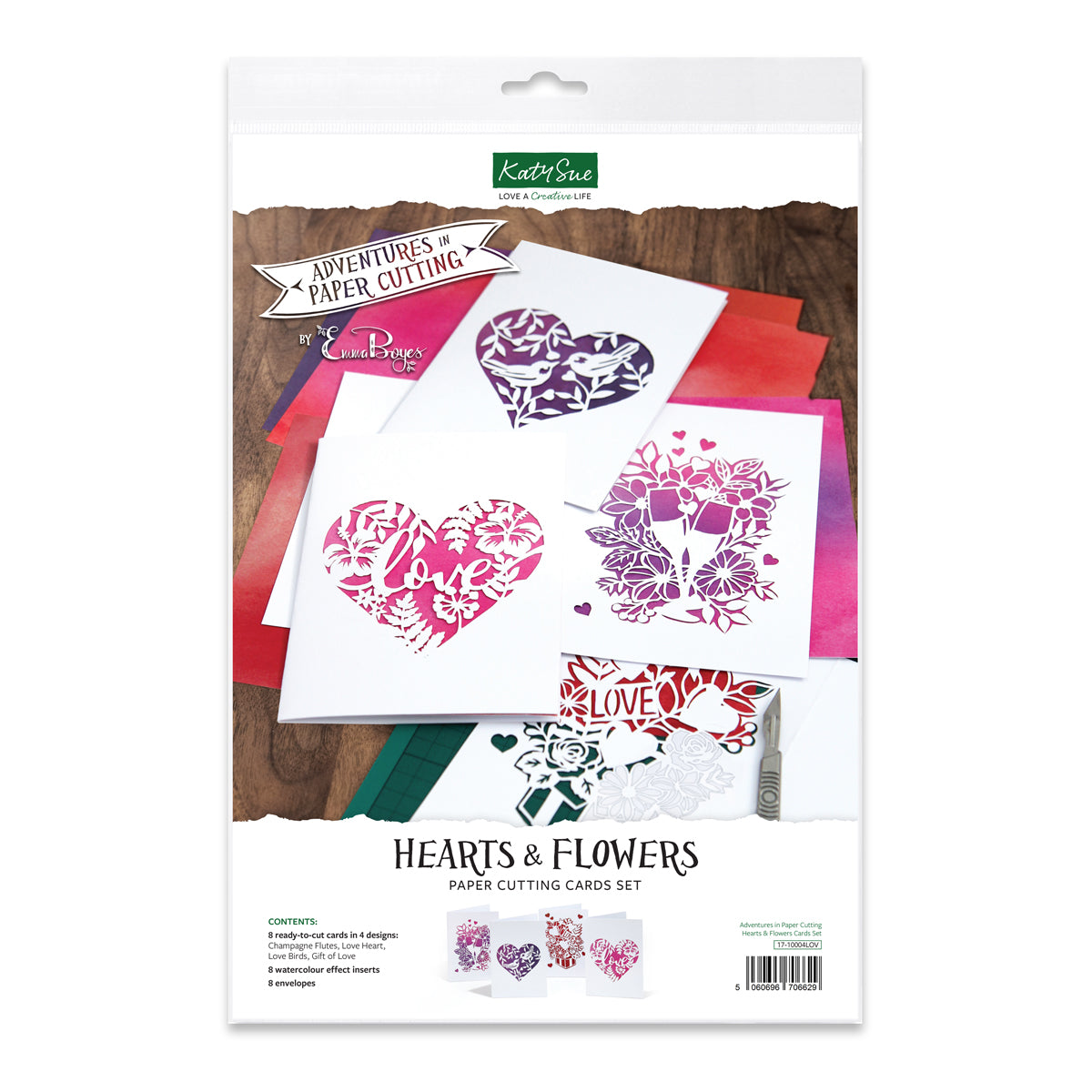 Hearts and Flowers Paper Craft