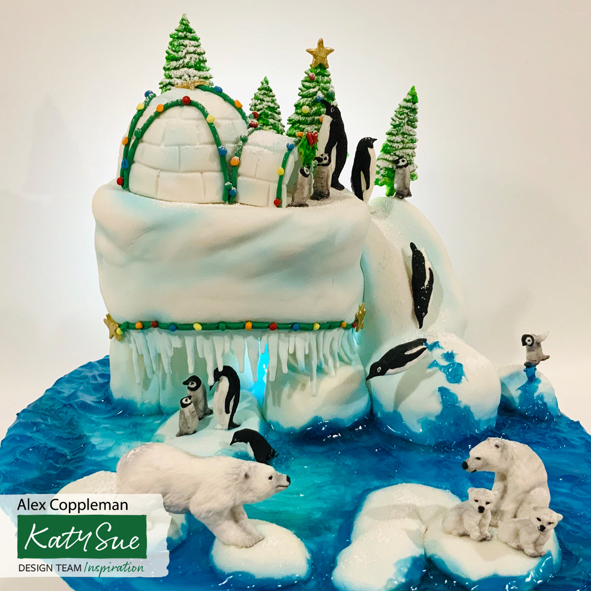 Polar Bear Family Silicone Mould