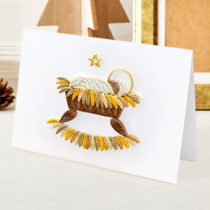 Miniatur-Krippen-Quilling-Anleitungen. Miniatur-Krippen-Quilling-Anleitungen.