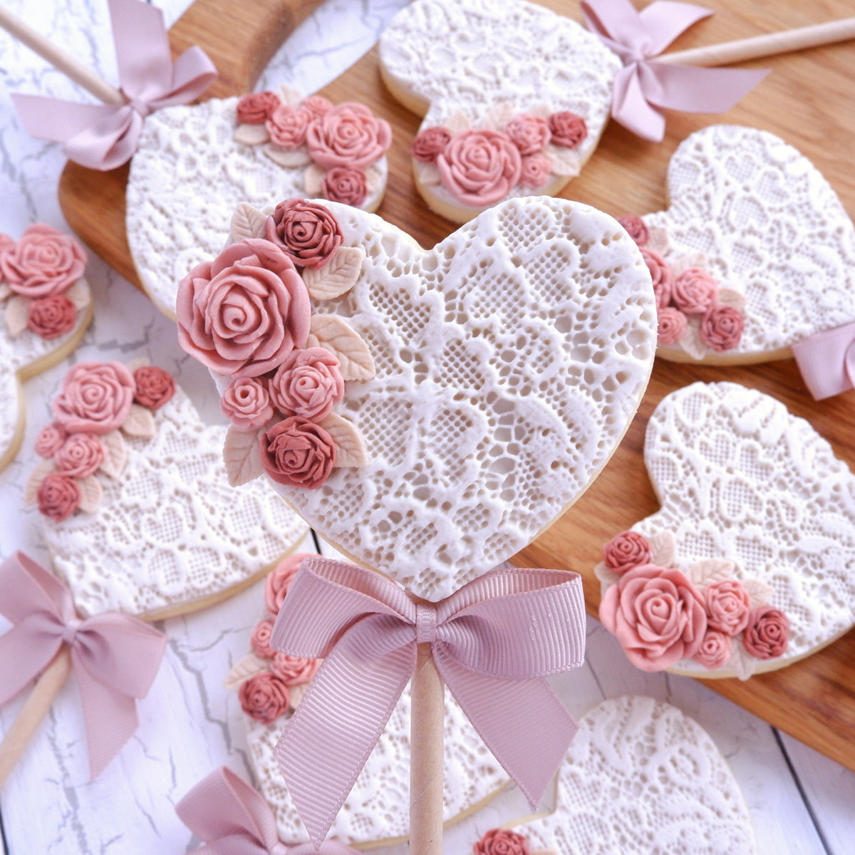 Roses 4 in 1 Silicone Mould