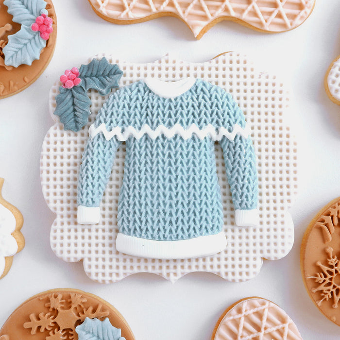 Knitted Sweater, Hat & Mittens Silicone Mould