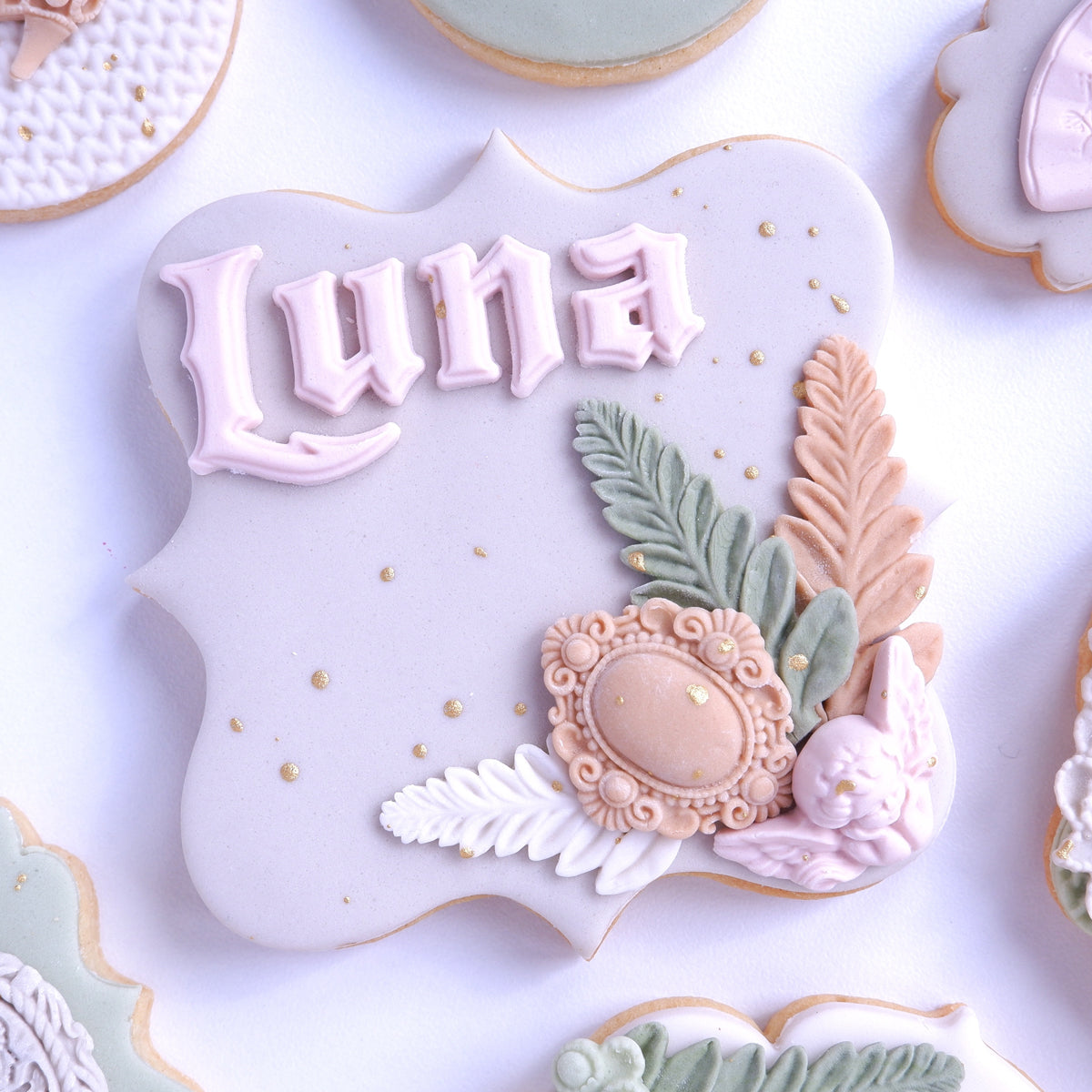 Gothic Font Lowercase Alphabet Silicone Mould