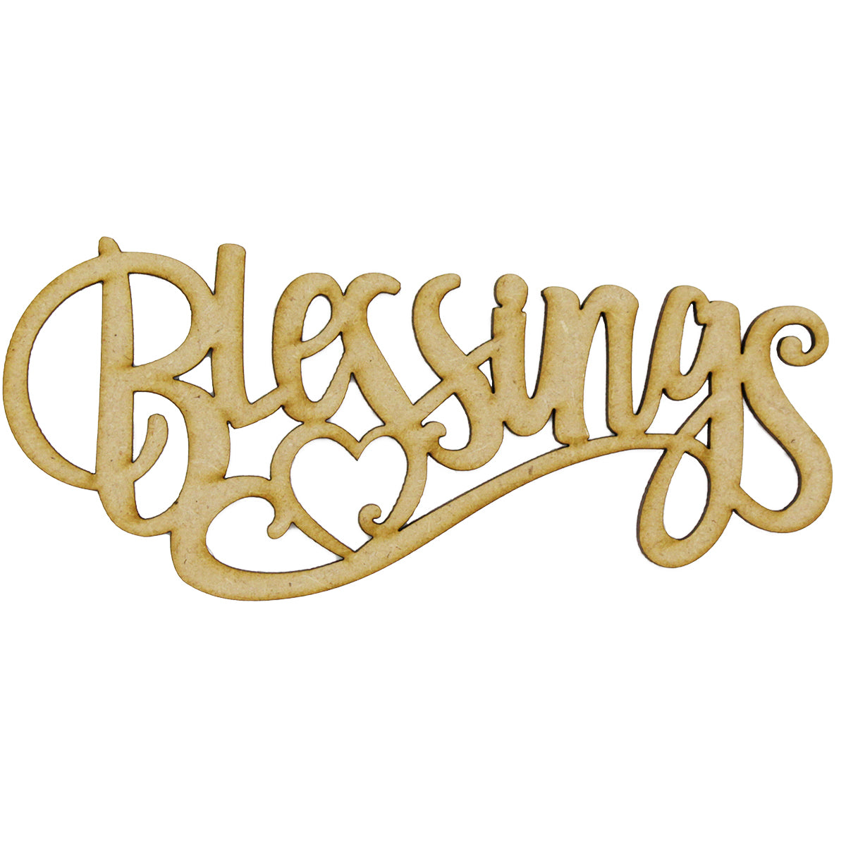 MDF Embellishment Words - Blessings (Set of 3)