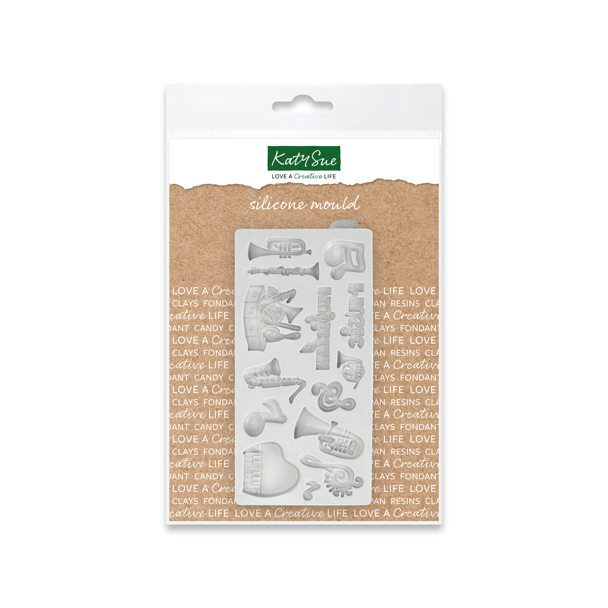 Miniature Music Set Silicone Mould