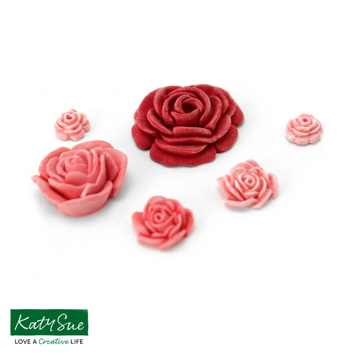 Roses 4 in 1 Silicone Mould — Katy Sue Designs
